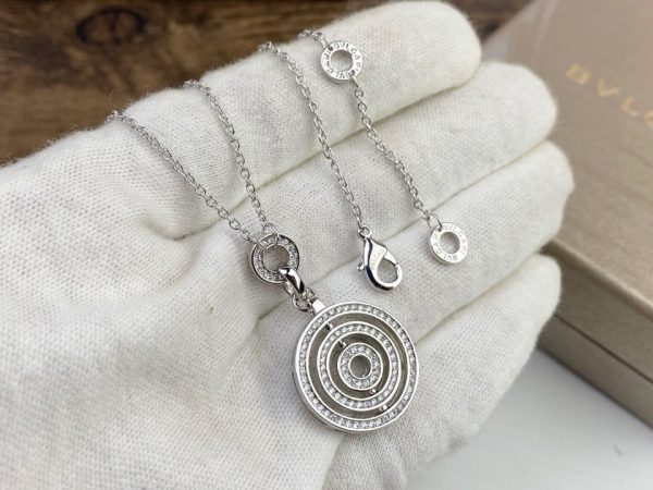 18K BV Cerchi Astrale Diamond Necklace - Image 6