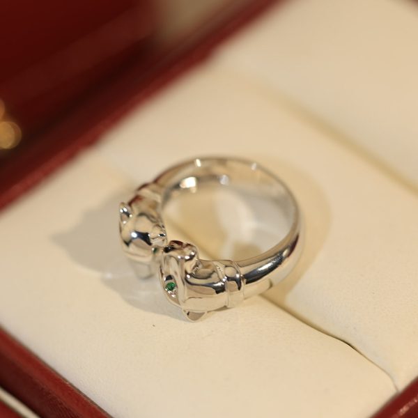 18K Panthère De Open Ring - Image 4