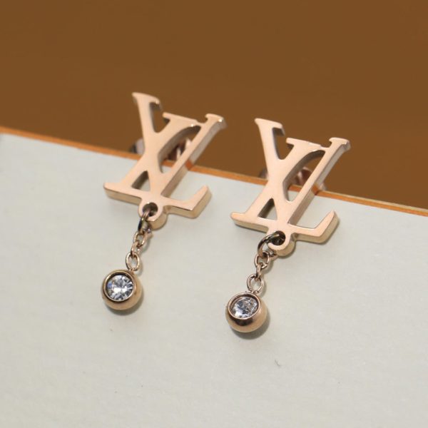 18K Louis Diamond Earrings - 图片 3