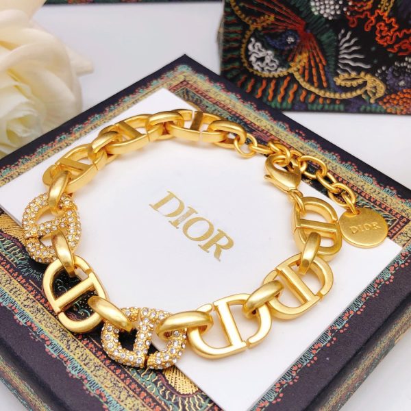 18K CD Diamond Chain Bracelet - Image 5