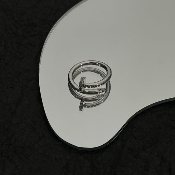18K Juste Un Clou Diamonds Ring - 图片 2