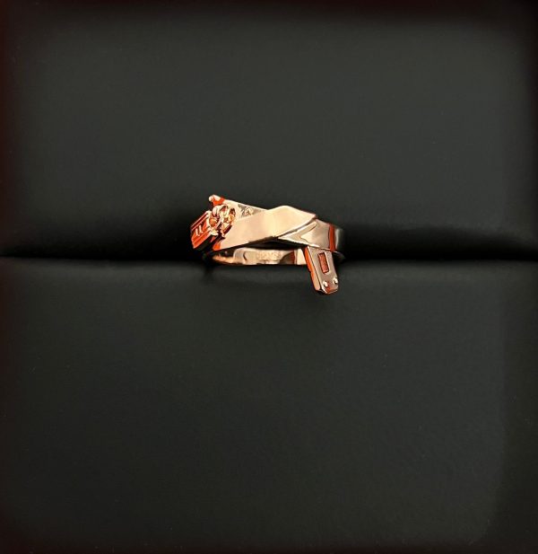 18K Kelly Gavroche H Ring - 图片 6