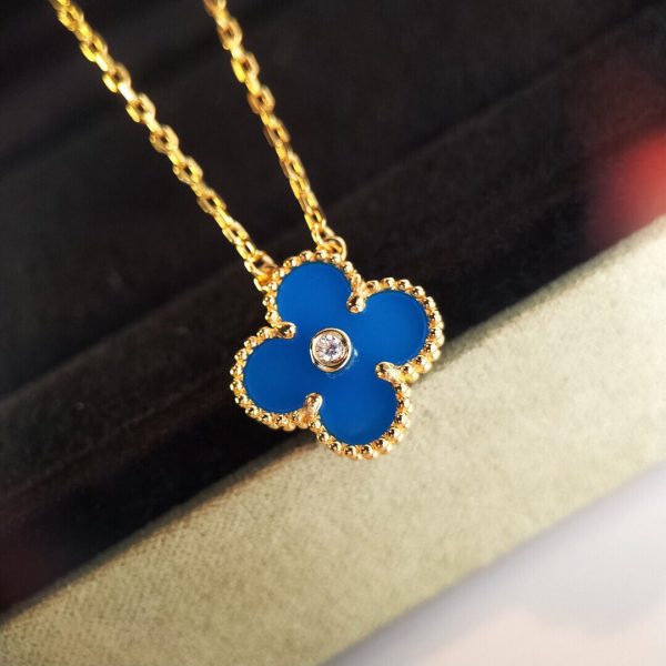 18K Vintage Alhambra Agent Clover Necklace - 图片 8