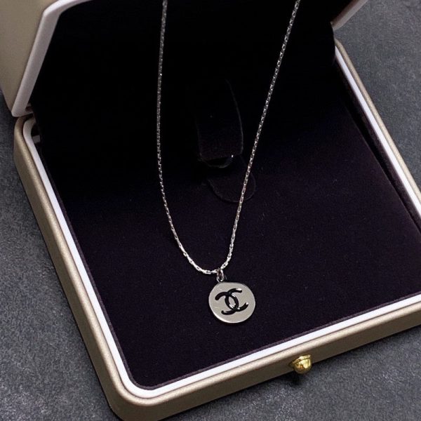 18K CC Round Logo Necklace - 图片 6