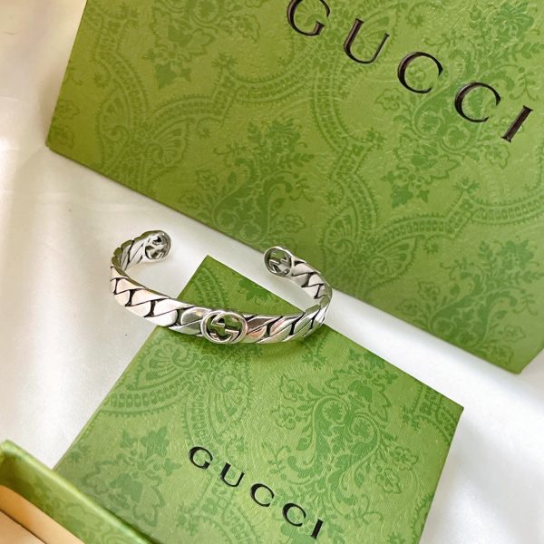 Double G Interlocking G Rigid Bracelet - Image 7