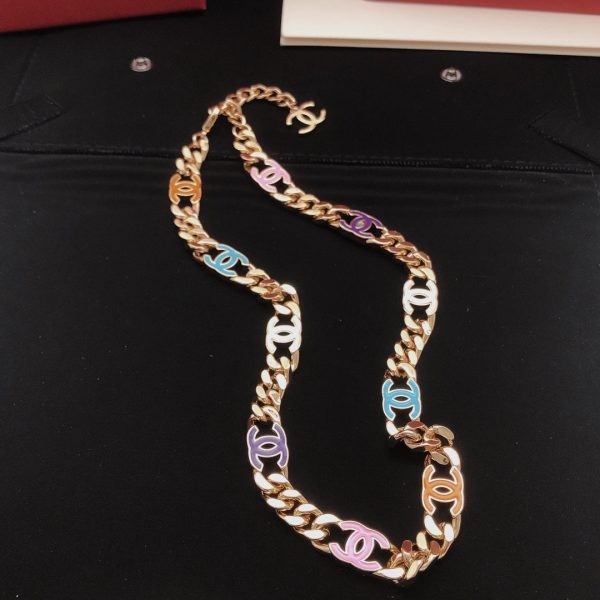 18K CC Color Chain Necklace - Image 2