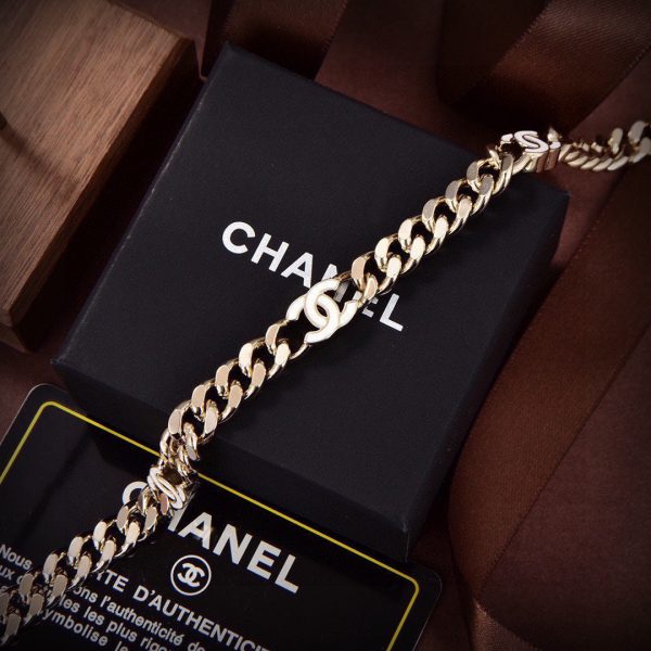 18K CC Crystals Choker Necklace - Image 3