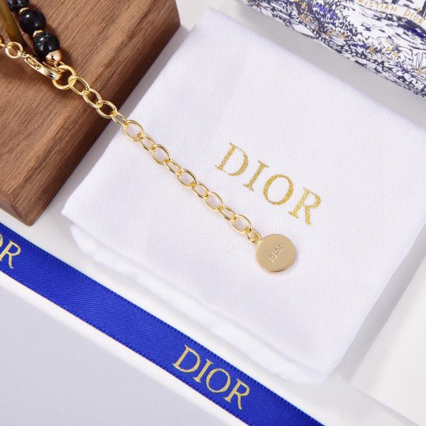 18K CD 30 Montaigne Choker Black Pearls Necklace - 图片 3