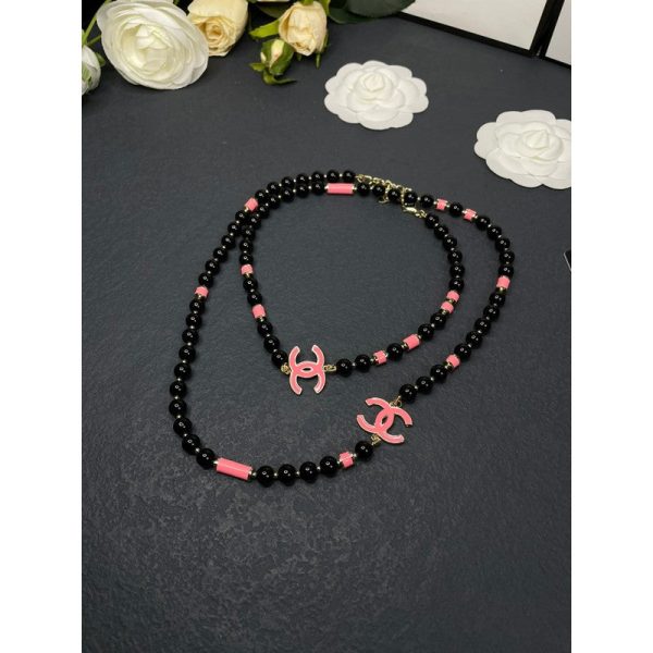 18K CC 24B Black Pearls Necklace - Image 8
