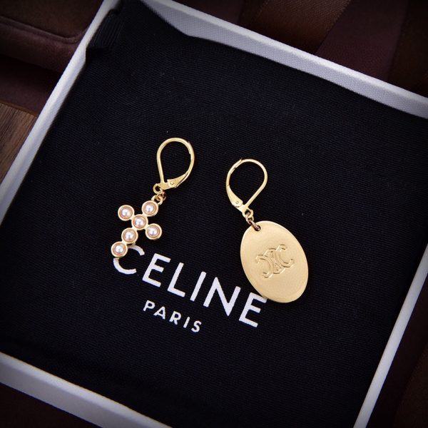 18K Triomphe Pearl Earrings - Image 5