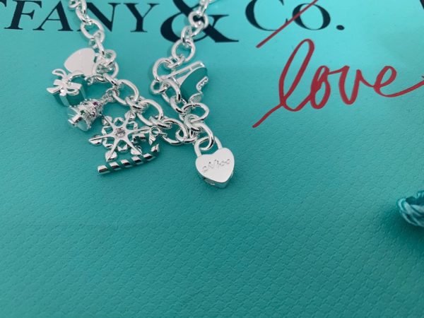 18K T Christmas Tag Bracelet - 图片 6