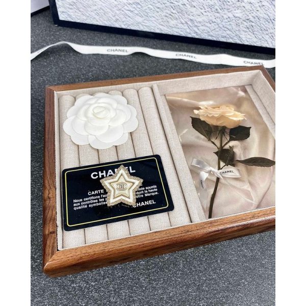 18K CC Star Pearl Brooch - 图片 5
