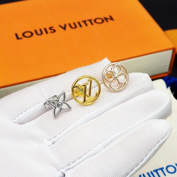 18K Louis Lace Earrings - 图片 6