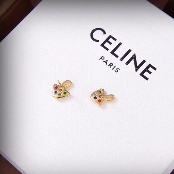 18K CE Colorful Mushroom Earrings - 图片 5
