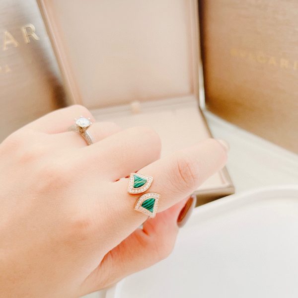 18K Divas' Dream Malachite Ring - 图片 6