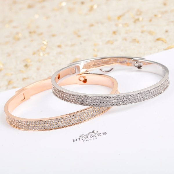18K Collier De Chien Diamond H Bracelet - 图片 3