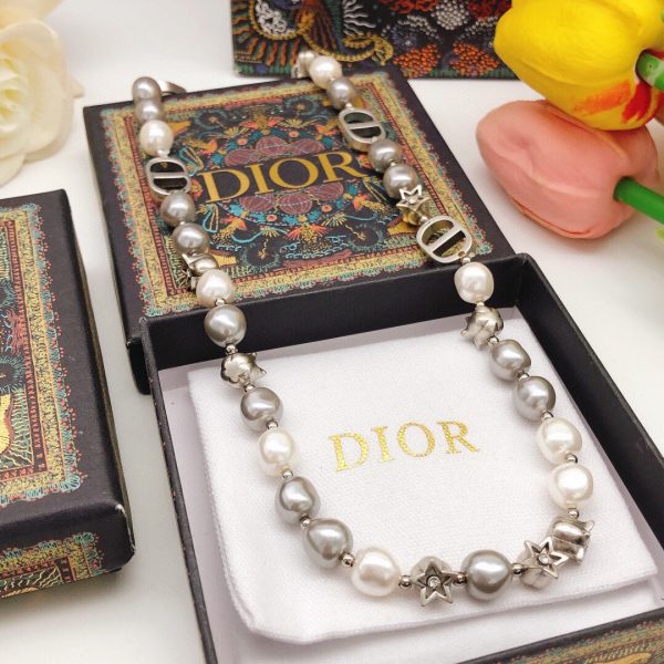 18K CC Pearls And Stars Necklace - 图片 7