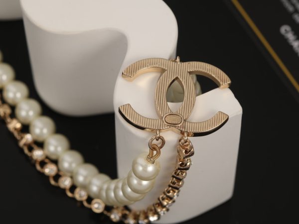 18K CC Pearls Necklace - 图片 5