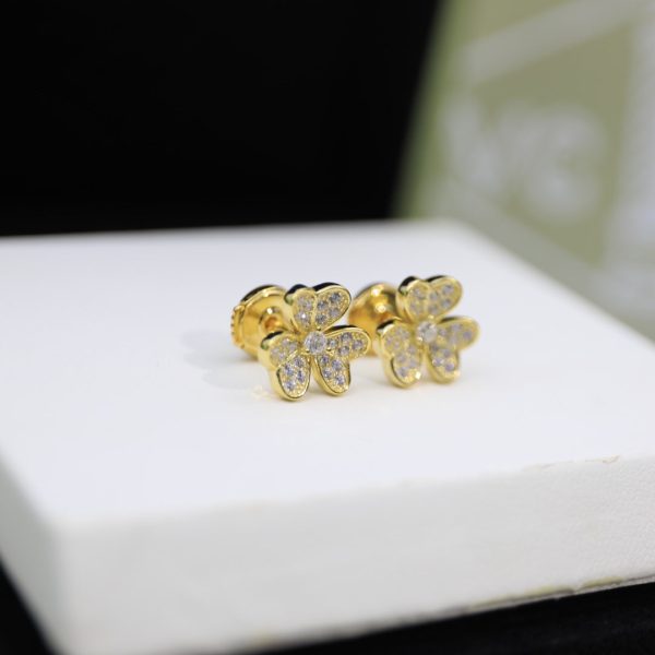 18K Yellow Gold Frivole Small Model Earrings - 图片 2