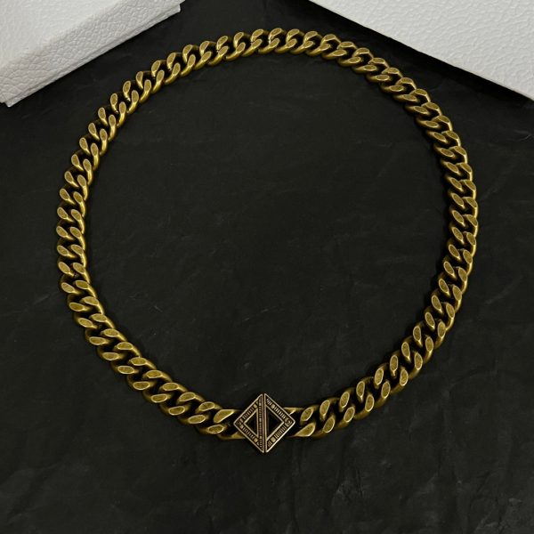 18K CD Diamond Chain Necklace - 图片 3