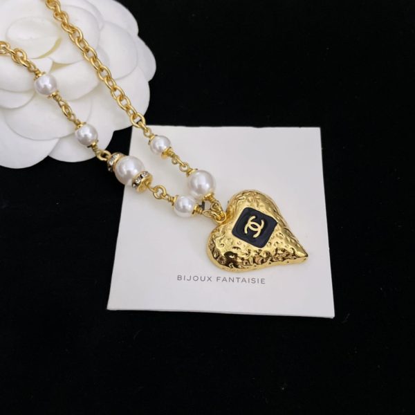 18K CC Pearls Chain Necklace - 图片 8
