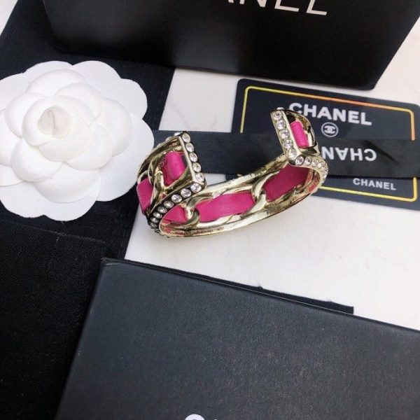 18K CC Red Cuff Bracelet - Image 9