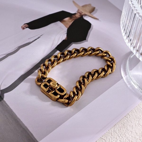 18K BB Monaco Chain Bracelet - 图片 5