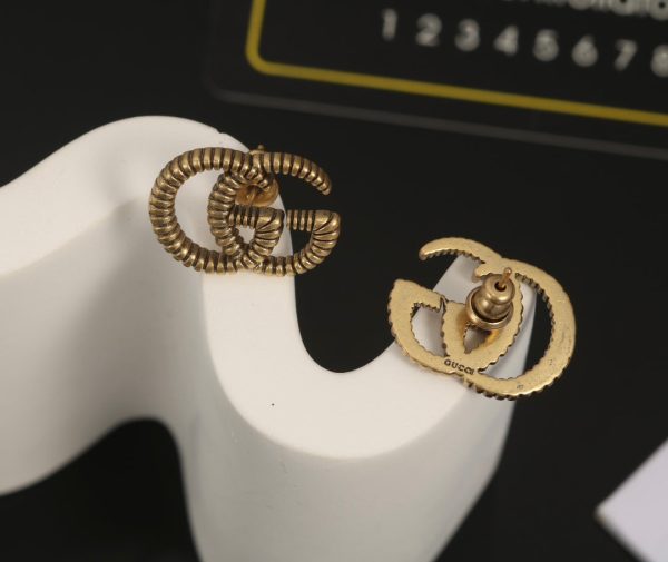 18K Double G Earrings - 图片 5