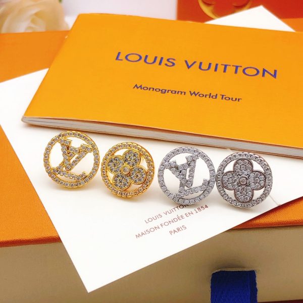 18K Louis Blossom Diamond Earrings - 图片 2