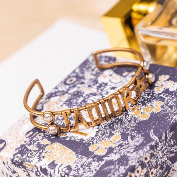 18K CD J’adior Pearls Open Cuff Bracelet - Image 10