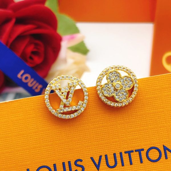 18K Louis Blossom Diamond Earrings - 图片 9