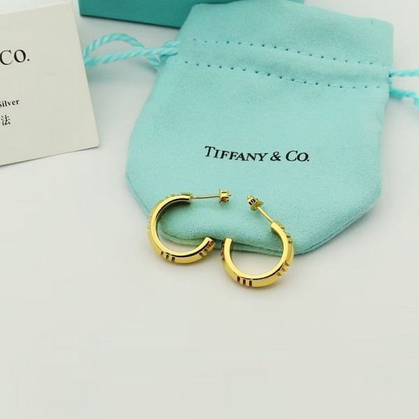 18K Atlas X Hoop Earrings - Image 7