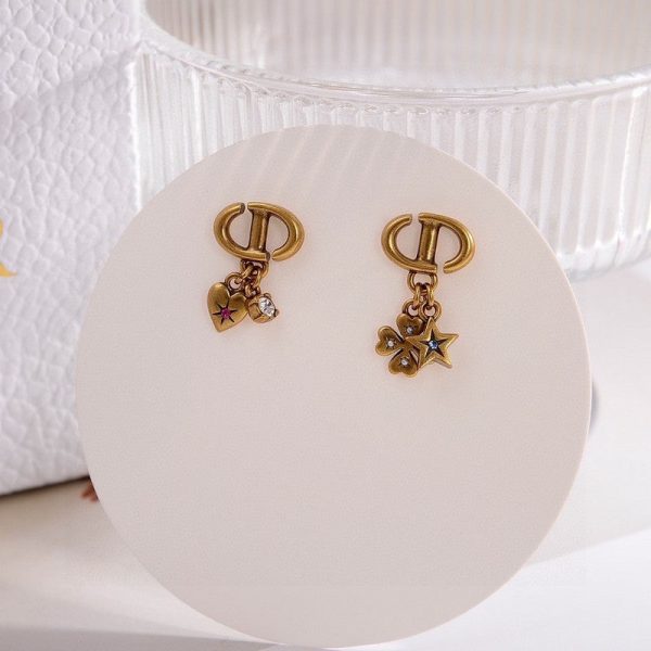 18K CD Lucky Charms Earrings - 图片 8