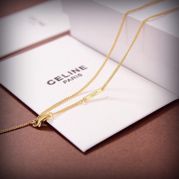 18K Triomphe Sentimental Double Square Diamond Necklace - 图片 3