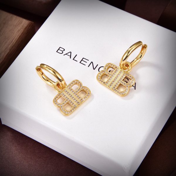 18K BB Pendant Earrings - 图片 7