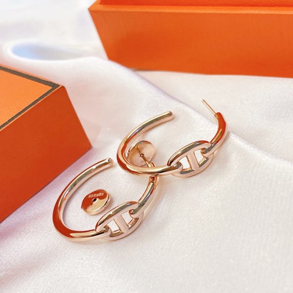 18K Chaine D'Ancre H Earrings - 图片 7