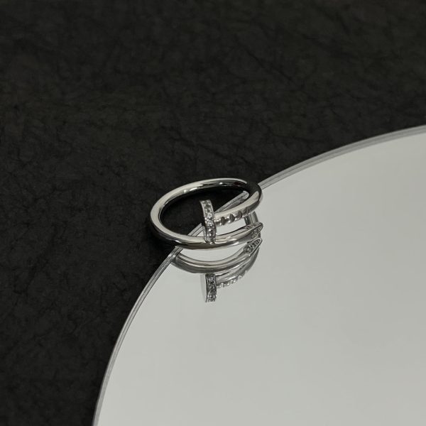 18K Juste Un Clou Diamonds Ring - 图片 4