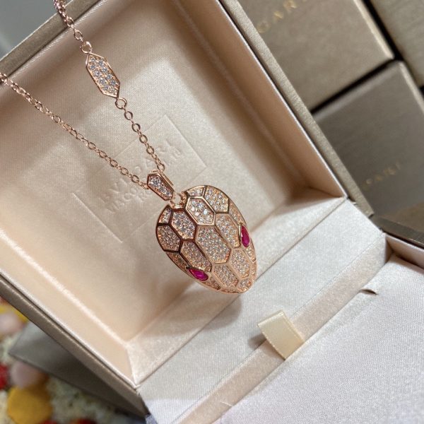 18K BV Serpenti Necklace - 图片 13