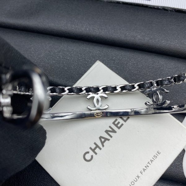 18K CC Crystals Open Bracelet - Image 6