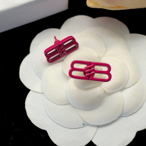 18K BB Pink Icon Earrings - 图片 7