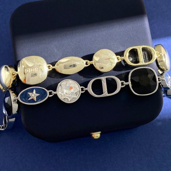 18K CD Color Crystal Bracelet - 图片 3