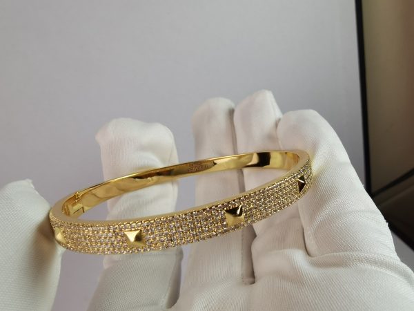18K Collier De Chien Diamond H Bracelet - 图片 4
