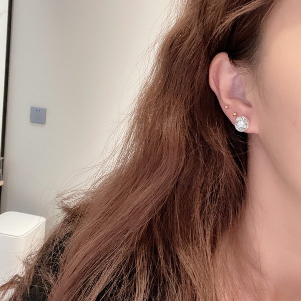 18K T 1837 Diamond Earrings - 图片 4