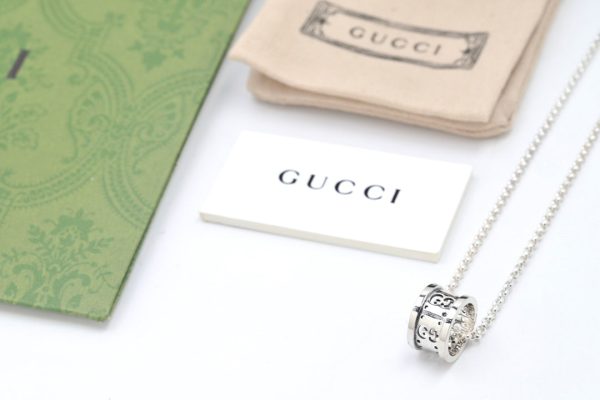 18K Double G Icon Twirl Necklace - 图片 9