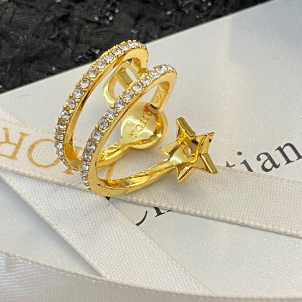 18K CD Star Pearl Ring - 图片 8