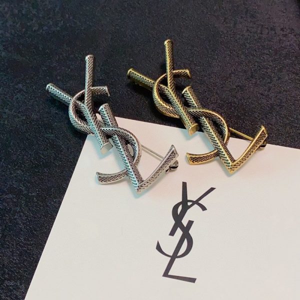 18K Saint Three Color Brooch - Image 7