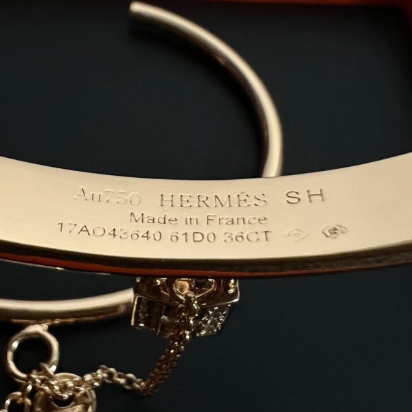 18K Kelly Clochette Diamonds H Bracelet - 图片 6