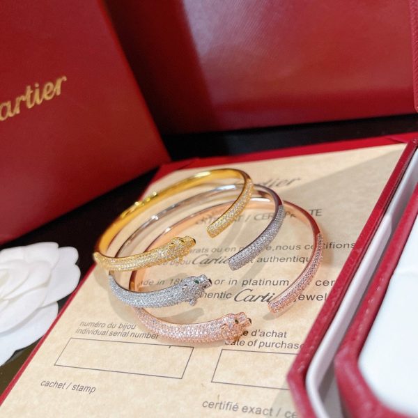 18K Panthère De Diamonds Bracelet - 图片 9