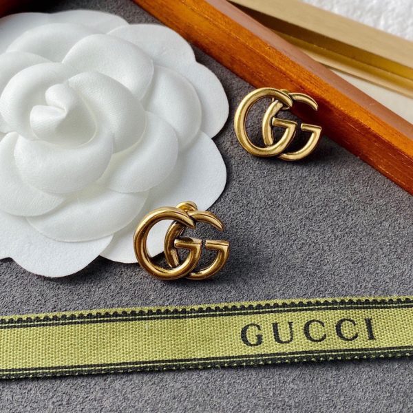 18K Double G Earrings - 图片 4