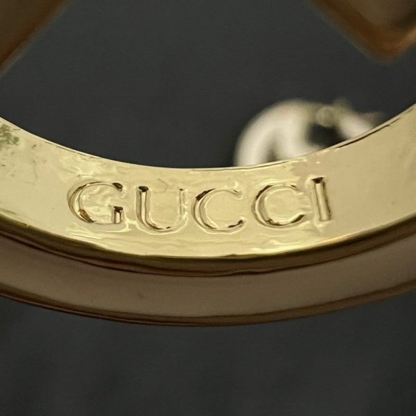 18K Double G Color Hollow Earrings - 图片 6